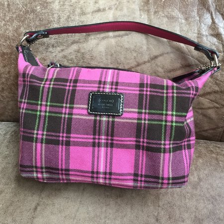 Pink Plaid Bag
