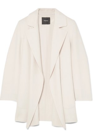 Theory | Clairene brushed wool and cashmere-blend coat | NET-A-PORTER.COM