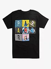 Paramore Pattern Logo T-Shirt