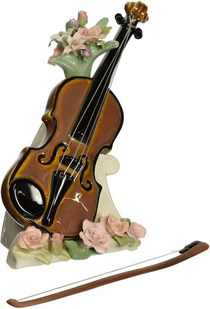 Amazon.com: Cosmos SF49015 Fine Porcelain Violin Musical Figurine, 7-7/8-Inch: Gateway