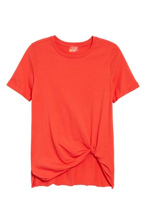 Zella Tuck Front T-Shirt | Nordstrom