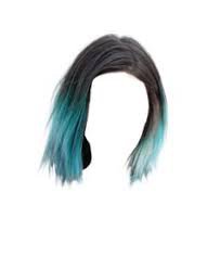 Black Blue Ombre hair
