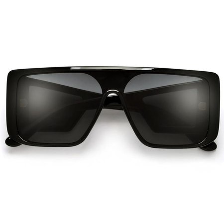 Ultra Sleek Stylish Windowed Temple Futuristic Shield Sunglasses | Sunglass Spot