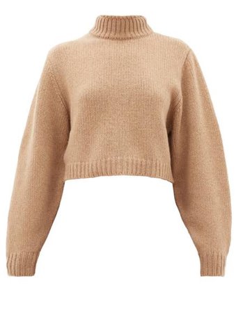 cozy cashmere turtleneck ribbed top