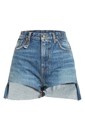 R13 Skirt Back Denim Shorts (Kelly) | Nordstrom