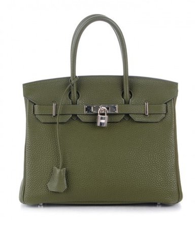 Hermes Khaki Birkin Bag