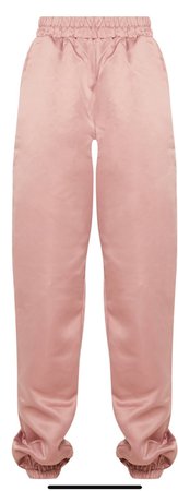 pink puffer pants