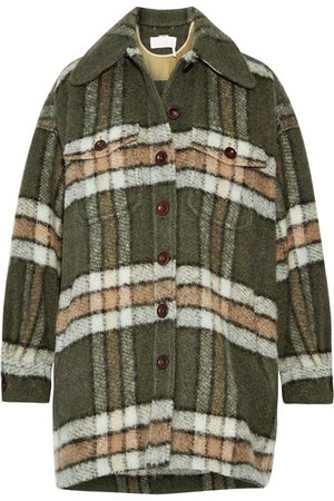 Chloé Plaid Coat