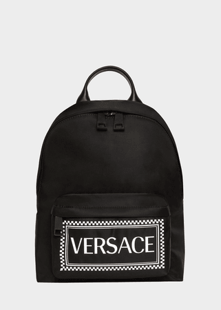 Versace 90s Vintage Logo Backpack for Women | US Online Store