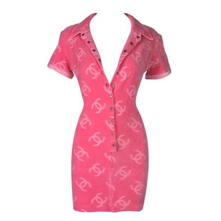 Chanel pink dress