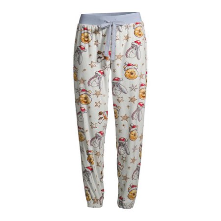 grey Disney - Disney Women's and Women's Plus Winnie the Pooh Plush Pajama Joggers - Walmart.com - Walmart.com