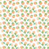 true sweet peach // medium fabric - ivieclothco - Spoonflower