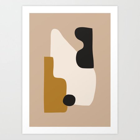 abstract minimal 16 Art Print by thindesign | Society6