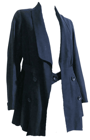 navy blue coat