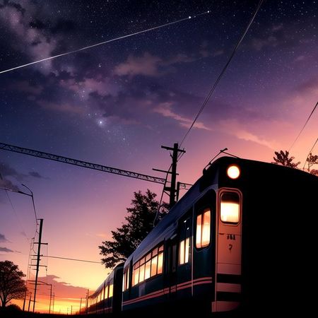 anime train 🚆 fantasy ✨️ 😎