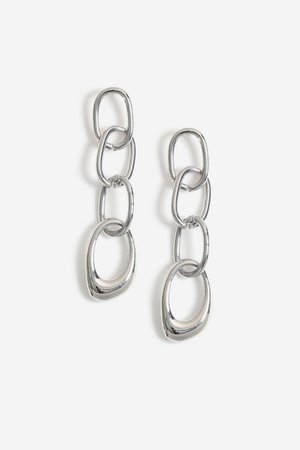 Simple Rope Link Drop Earrings | Topshop