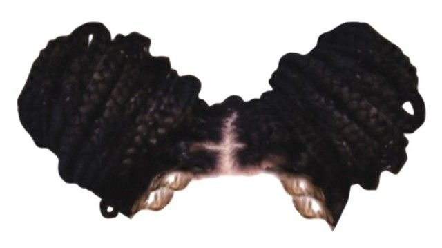 space bun braids