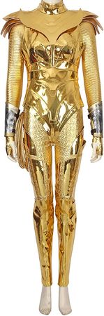 Amazon.com: COSKEY Womens Diana Costume Full Set with Accessories Diana Golden Battle Suit Halloween DC Womens Superhero Costume : Clothing, Shoes & Jewelry