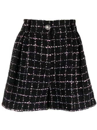 Alessandra Rich high-rise Tweed Shorts - Farfetch