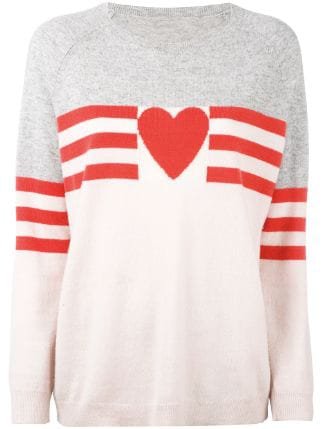 Chinti & Parker Cashmere Love Heart Sweater $548 - Buy Online - Mobile Friendly, Fast Delivery, Price