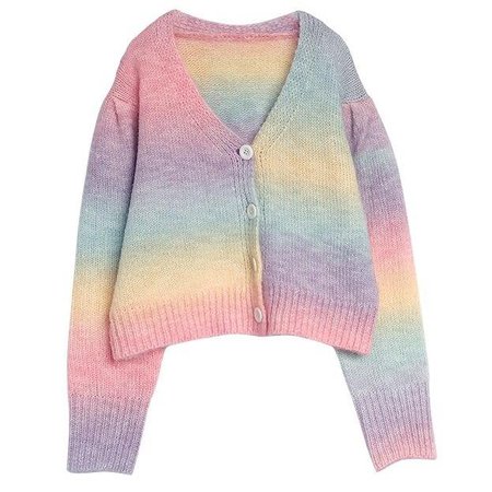 Paddlepop Cardigan (Pastel Rainbow) – Megoosta Fashion