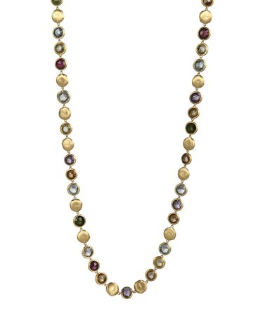 Marco Bicego 30" Jaipur Mixed-Stone Link Necklace
