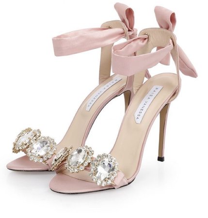 pink jewel heels