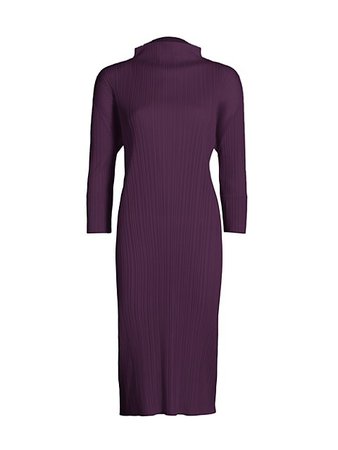 Shop Pleats Please Issey Miyake Monthly Colors February Midi Dress | Saks Fifth Avenue