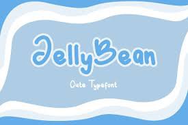 blue jelly bean Font - Google Search