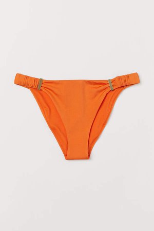 Cheeky Tie Bikini Bottoms - Orange