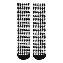 Black White Houndstooth Trouser Socks – Rockin Docks Deluxephotos
