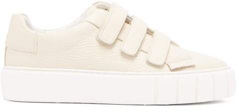 Primury - Scratch Leather Trainers - Womens - Cream