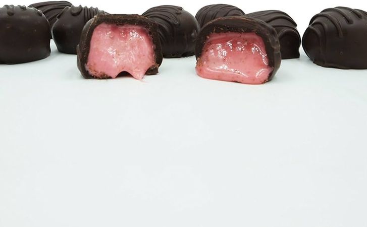 Amazon.com: Philadelphia Candies Homemade Strawberry Creams, Dark Chocolate 1 Pound Gift Box : Grocery & Gourmet Food