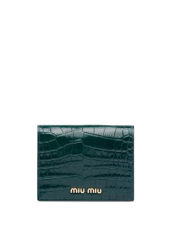 Miu Miu Printed Billfold Wallet - Farfetch