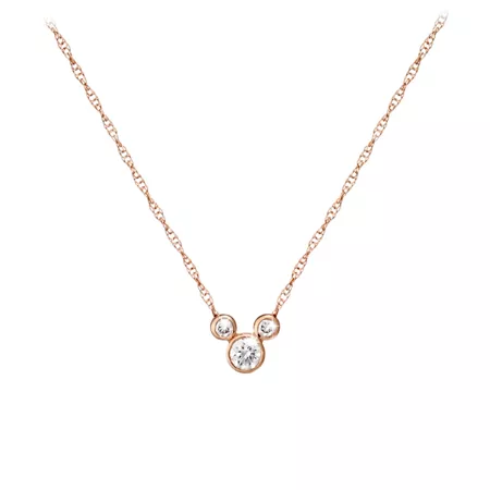 Mickey Mouse Diamond Necklace