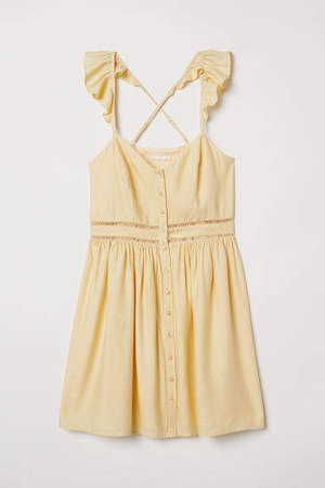 Short Dress - Yellow