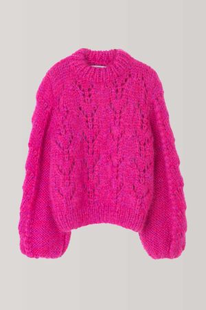 GANNI Hand Knit Wool Pullover ( 419.00 EUR ) | Shop your new Hand Knit Wool Pullover at GANNI.COM