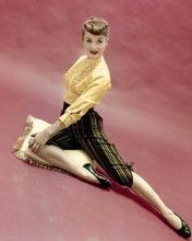 Debbie Reynolds leggy glamour pose 1950's full length studio 8x10 inch photo - The Movie Store