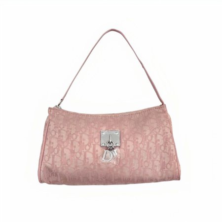 Dior bag vintage Christian Dior pink ‘lovely’... - Depop