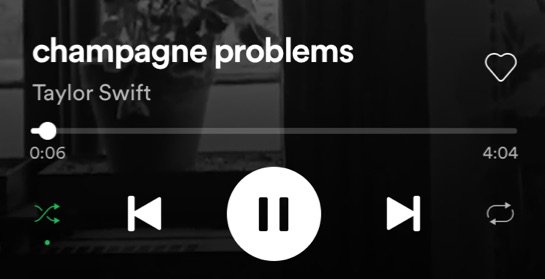 champagne problems by taylor swift