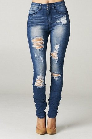 dark ripped jeans - Google Search