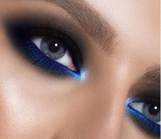 Black&Blue Eye Makeup