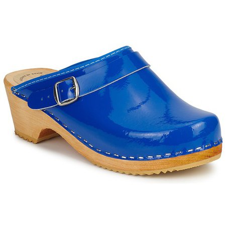 Le comptoir scandinave EKRALO Varnish / Blue - Fast delivery with Spartoo Europe ! - Shoes Clogs Women 55,20 €