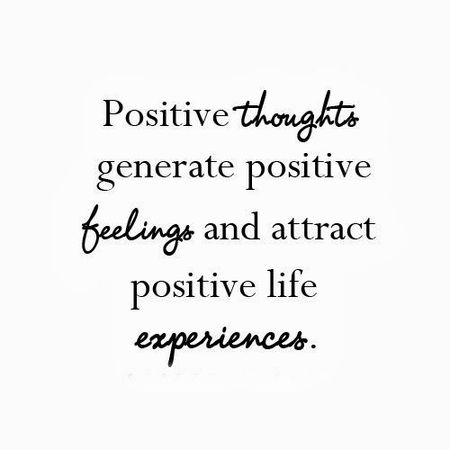 positive thoughts attracts good things quotes - Ricerca Google