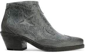 Solstice Distressed Leather Ankle Boots