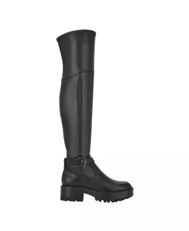 GUESS Women's Frazer Stretch Over The Knee Boots & Reviews - Boots - Shoes - Macy's