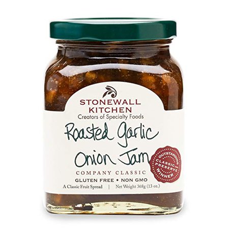 Amazon.com : Stonewall Kitchen Roasted Garlic Onion Jam, 13 Ounces : Jams And Preserves : Grocery & Gourmet Food