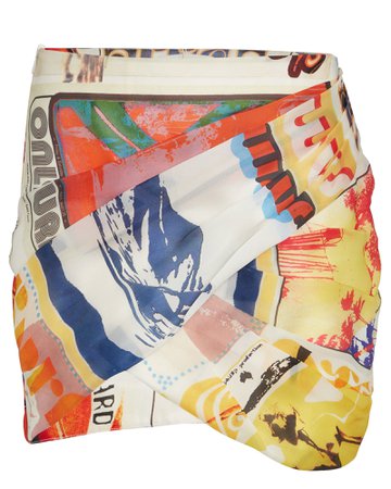 Zimmermann Brightside Printed Wrap Skirt | INTERMIX®