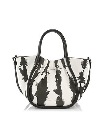 Proenza Schouler Small Ruched Tie-Dye Leather Tote | SaksFifthAvenue