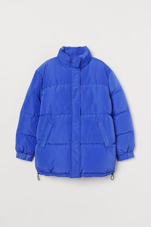 Oversized Jacket - Cornflower blue - Ladies | H&M US